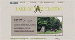 Desktop Screenshot of lakeintheclouds.org