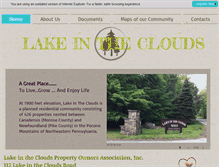 Tablet Screenshot of lakeintheclouds.org